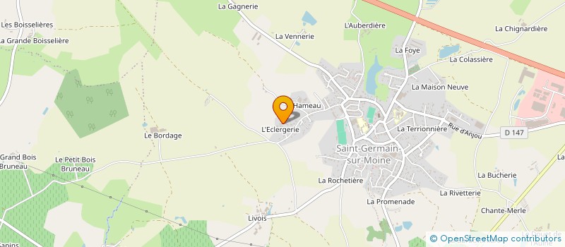 localisation de l'entreprise SCI LE BEAU LIEU à SEVREMOINE