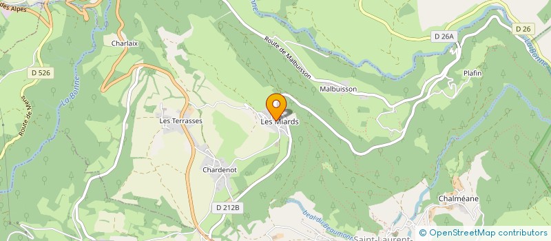 localisation de l'entreprise SCI LE BEAU MONT  LA SALLE-EN-BEAUMONT