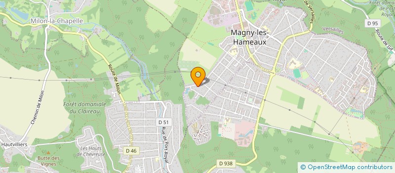 localisation de l'entreprise SCI LE BEAU RIVAGE  MAGNY-LES-HAMEAUX