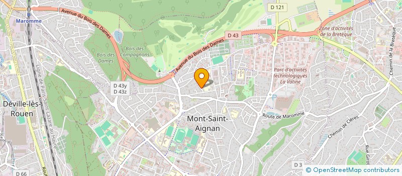 localisation de l'entreprise SCI LE BEAU SOLEIL  MONT-SAINT-AIGNAN