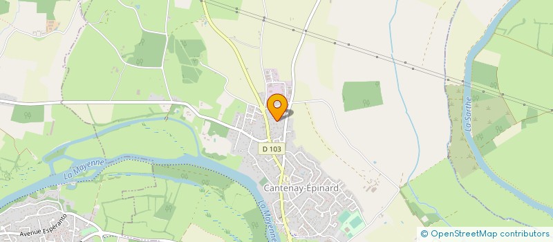 localisation de l'entreprise SCI LE BEAU VERGER  CANTENAY-EPINARD