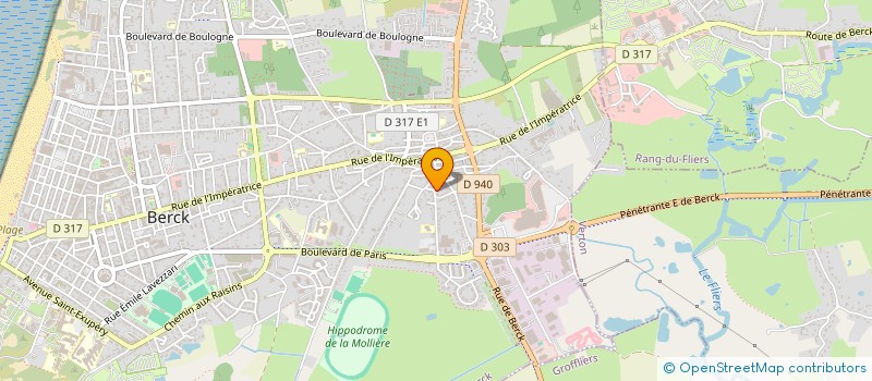 localisation de l'entreprise SCI LE BEAUCHENE à BERCK