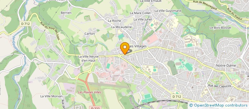 localisation de l'entreprise SCI LE BEAULIEU à SAINT-BRIEUC