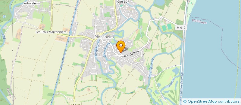 localisation de l'entreprise SCI LE BEAUREGARD  PLOBSHEIM