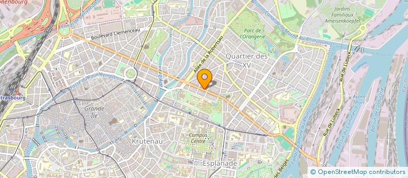 localisation de l'entreprise SCI LE BEAUVILLE  STRASBOURG