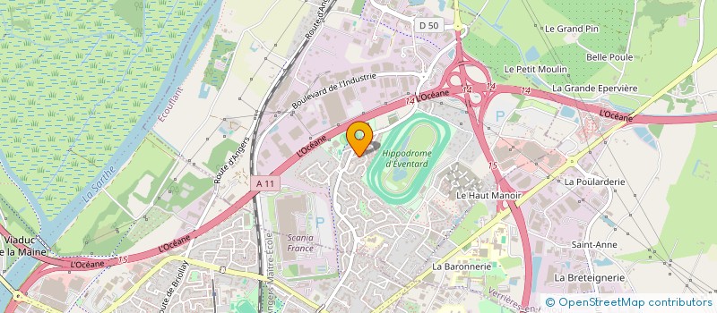 localisation de l'entreprise SCI LE BEC  ECOUFLANT