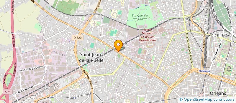 localisation de l'entreprise SCI LE BEC-DONARD  SAINT-JEAN-DE-LA-RUELLE