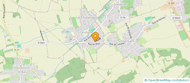localisation de l'entreprise SCI LE BECHET  LANDSER