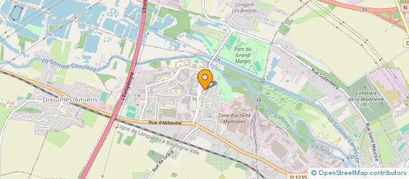 localisation de l'entreprise SCI LE BEFFROI à AMIENS