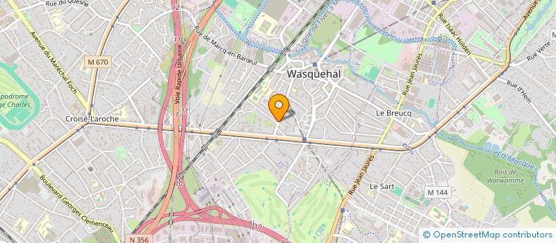 localisation de l'entreprise SCI LE BEFFROI  WASQUEHAL