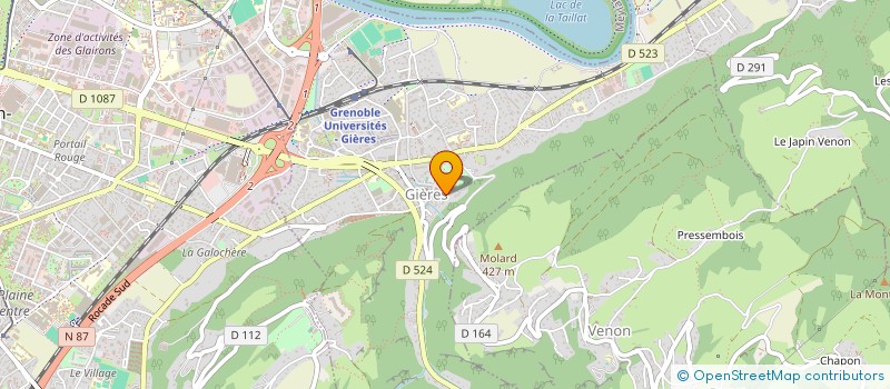 localisation de l'entreprise SCI LE BEGUINAGE DU PARC  GIERES