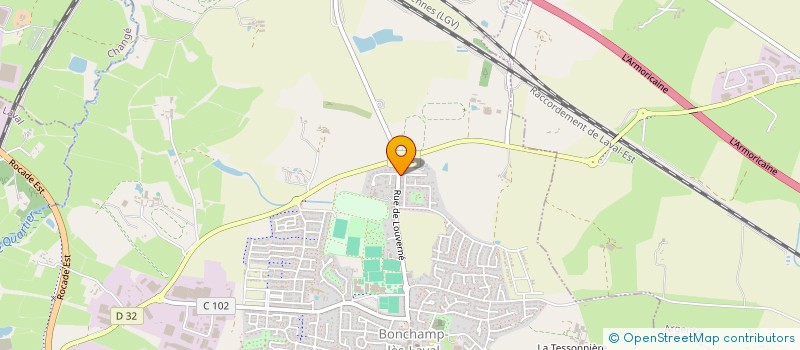 localisation de l'entreprise SCI LE BEHOT-SAIGNE  BONCHAMP-LES-LAVAL