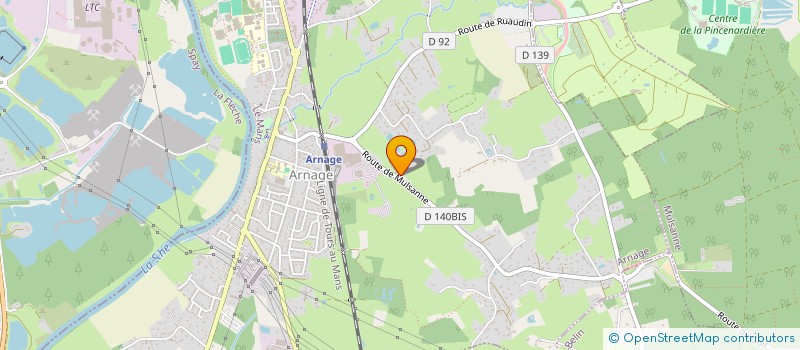 localisation de l'entreprise SCI LE BEL AIR  RUAUDIN