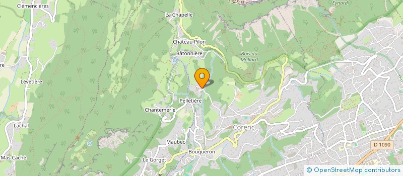 localisation de l'entreprise SCI LE BEL CANTO  CORENC