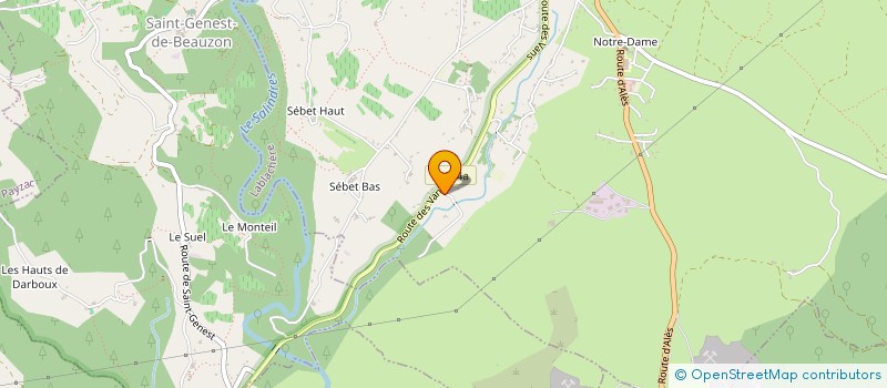 localisation de l'entreprise SCI LE BEL ESTANCO  LABLACHERE