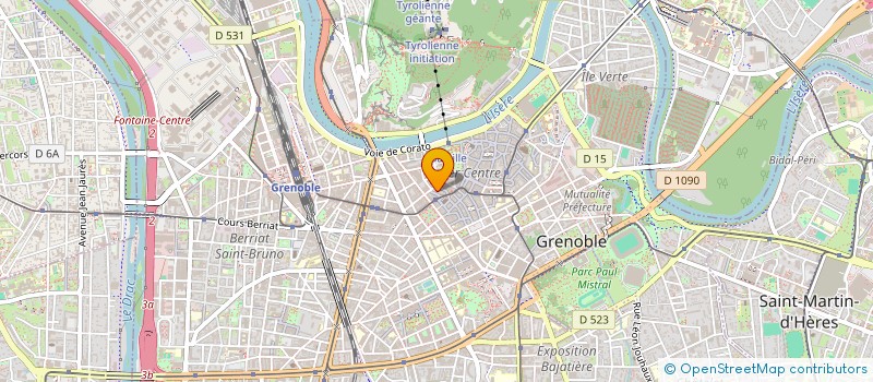 localisation de l'entreprise SCI LE BELGRADE à GRENOBLE