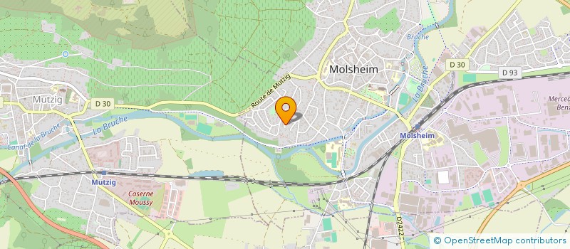 localisation de l'entreprise SCI LE BELIER  ENTZHEIM