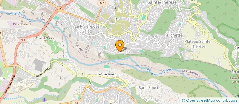 localisation de l'entreprise SCI LE BELIER à LA POSSESSION