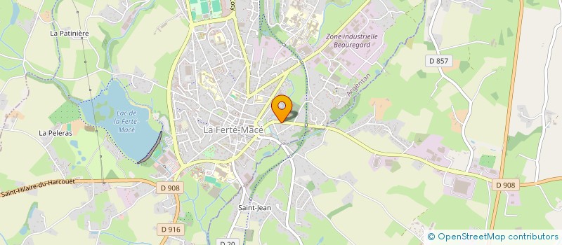 localisation de l'entreprise SCI LE BELLERIVE à LA FERTE MACE