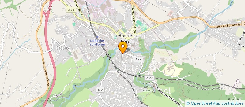localisation de l'entreprise SCI LE BELLEVUE à LA ROCHE-SUR-FORON