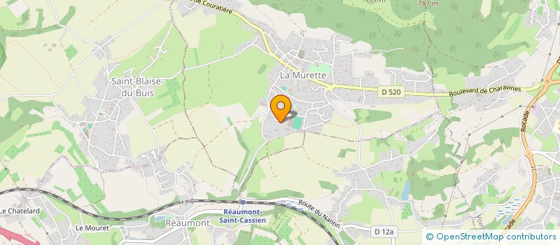 localisation de l'entreprise SCI LE BELLEVUE  LA MURETTE