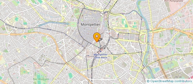 localisation de l'entreprise SCI LE BELLINI à MONTPELLIER
