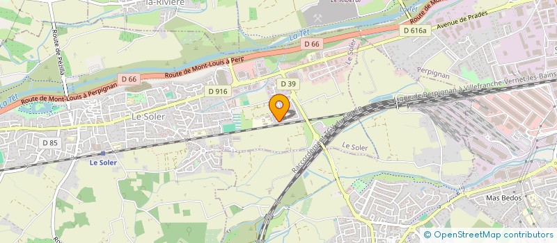 localisation de l'entreprise SCI LE BELOU  LE SOLER