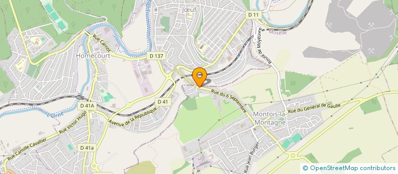 localisation de l'entreprise SCI LE BELVEDERE 2000  MONTOIS-LA-MONTAGNE