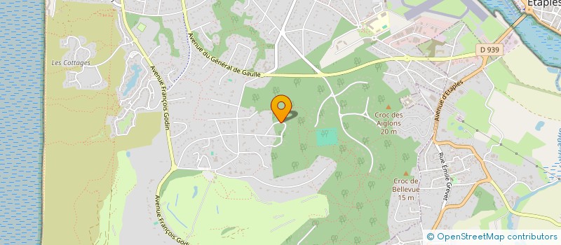 localisation de l'entreprise SCI LE BELVEDERE à LE TOUQUET-PARIS-PLAGE