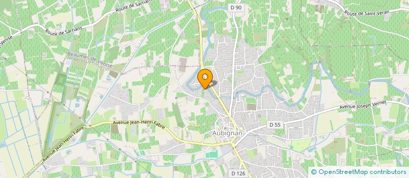 localisation de l'entreprise SCI LE BELVEDERE  AUBIGNAN