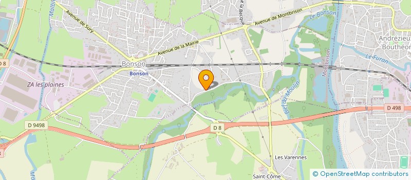 localisation de l'entreprise SCI LE BELVEDERE  BONSON