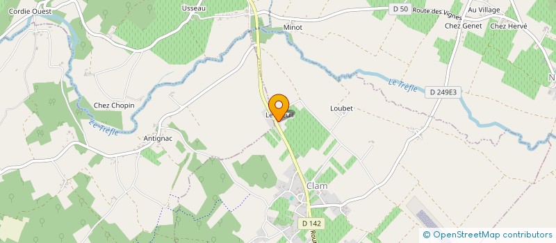 localisation de l'entreprise SCI LE BELVEDERE  SAINT-MARTIAL-DE-VITATERNE