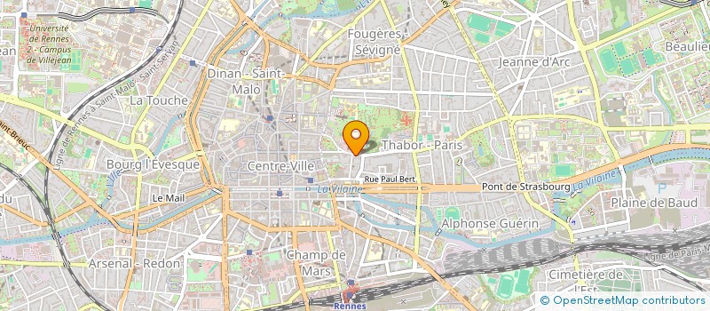localisation de l'entreprise SCI LE BELVEDERE  RENNES