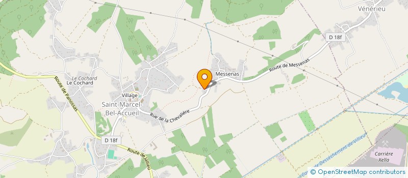 localisation de l'entreprise SCI LE BELVEDERE  SAINT-MARCEL-BEL-ACCUEIL