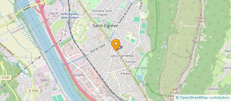 localisation de l'entreprise SCI LE BELVEDERE  SAINT-EGREVE