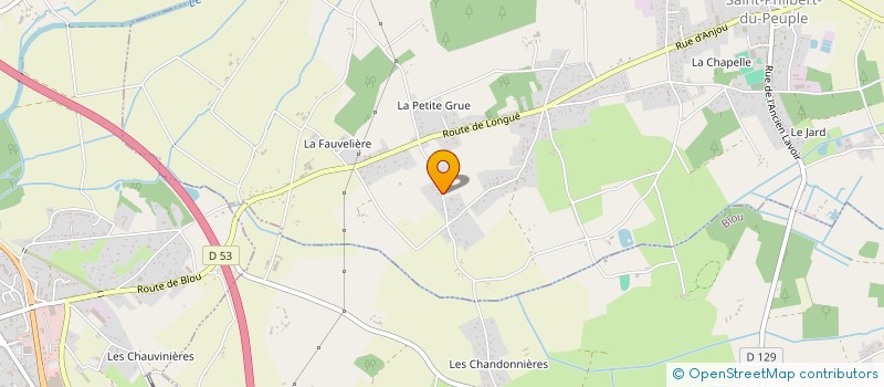 localisation de l'entreprise SCI LE BELVEDERE DE CASTELLANE  GENNES-VAL-DE-LOIRE