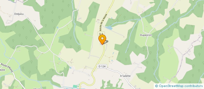 localisation de l'entreprise SCI LE BEOU  AILLAS