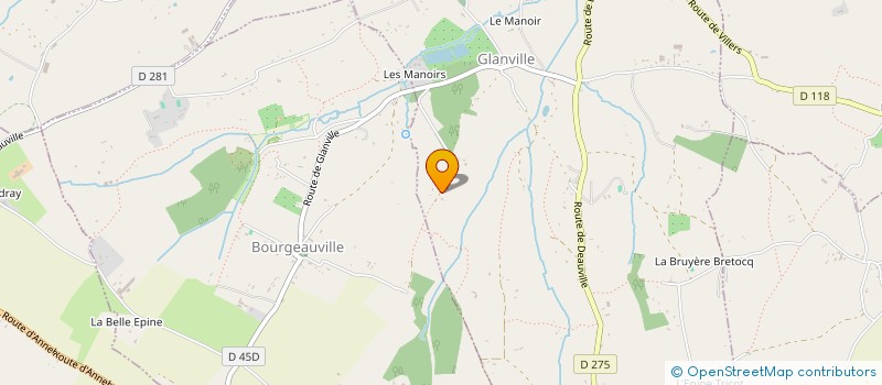 localisation de l'entreprise SCI LE BERCAIL  GLANVILLE