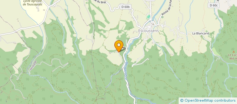 localisation de l'entreprise SCI LE BERCAIL  ESCOUSSENS