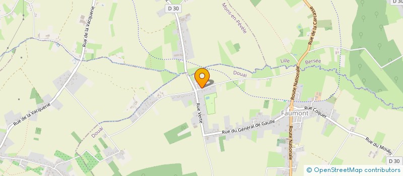 localisation de l'entreprise SCI LE BERCEAU DE L'OLIVIER  FAUMONT