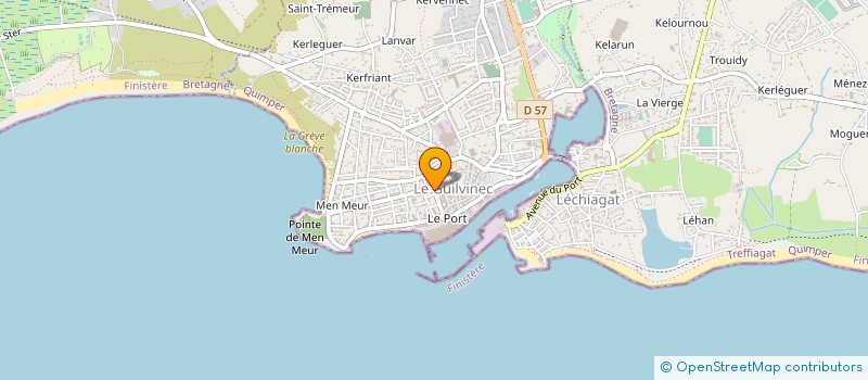 localisation de l'entreprise SCI LE BERCEAU DE ST PIERRE  GUILVINEC