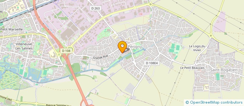 localisation de l'entreprise SCI LE BERCEAU DU MARIN  PERIGNY