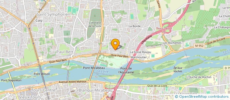 localisation de l'entreprise SCI LE BERGER  TOURS
