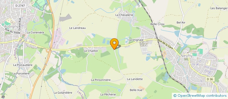 localisation de l'entreprise SCI LE BERNARD  CHAIZE LE VICOMTE (LA)