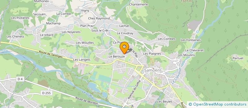 localisation de l'entreprise SCI LE BEROUZE 2 BURNET à SAMOENS