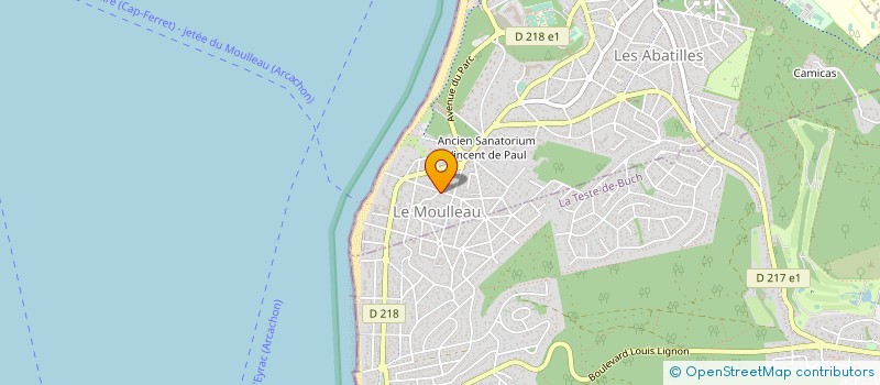 localisation de l'entreprise SCI LE BEROY  ARCACHON