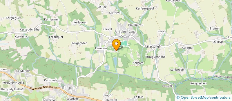 localisation de l'entreprise SCI LE BERRE BM  CLEDEN-CAP-SIZUN