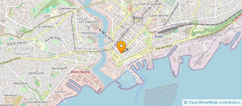 localisation de l'entreprise SCI LE BERRE CALVEZ  BREST