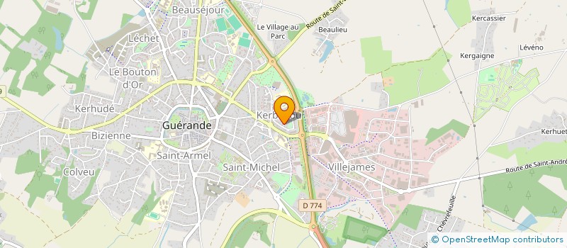 localisation de l'entreprise SCI LE BERRE THOMAS  GUERANDE