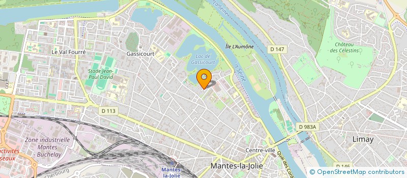 localisation de l'entreprise SCI LE BERRY 1  MANTES-LA-JOLIE